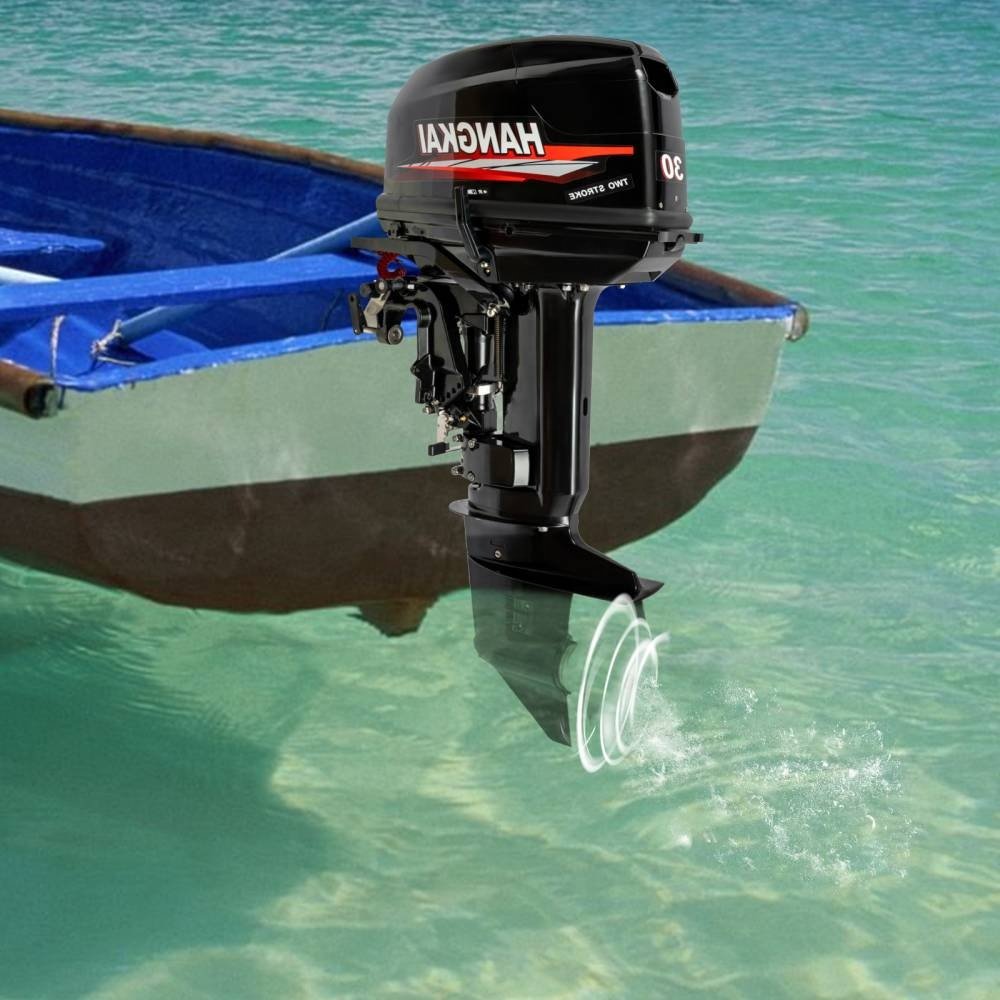 Superior Quality HANGKAI 30HP 2 Stroke Outboard Motor Engine Fishing Boat Motor 496CC Water Cooling CDI System