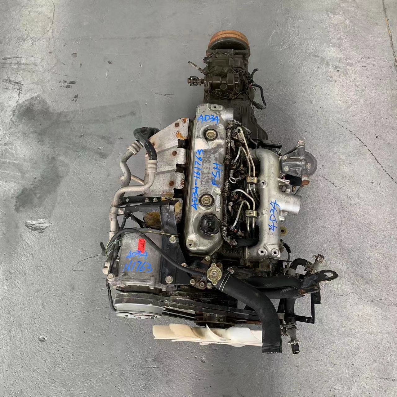 Used Diesel Engine 4D34 4 Cylinder For Mitsubishi Trucks, Boats
