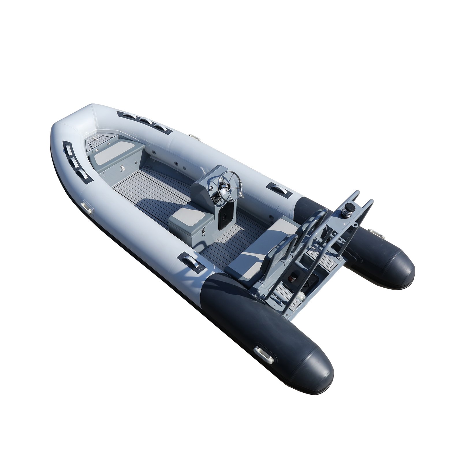 CE Rib 480 Inflatable Fishing Jet Boat with Engine for Outdoor Drifting Rowing Yacht Pontoon Rafting Fiberglass on Sale