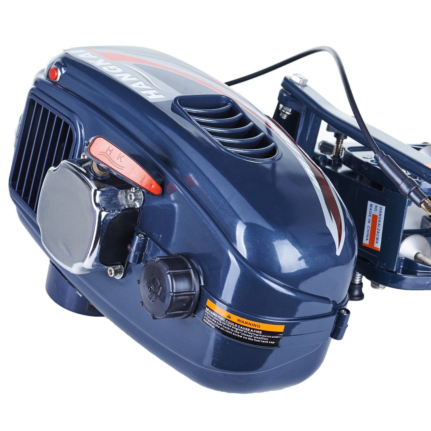 HANGKAI 3.5HP Heavy Duty Boat Motor 2 Stroke Outboard Motor Boat Engine With Air and Water Cooling System Motor Fuera De Borda