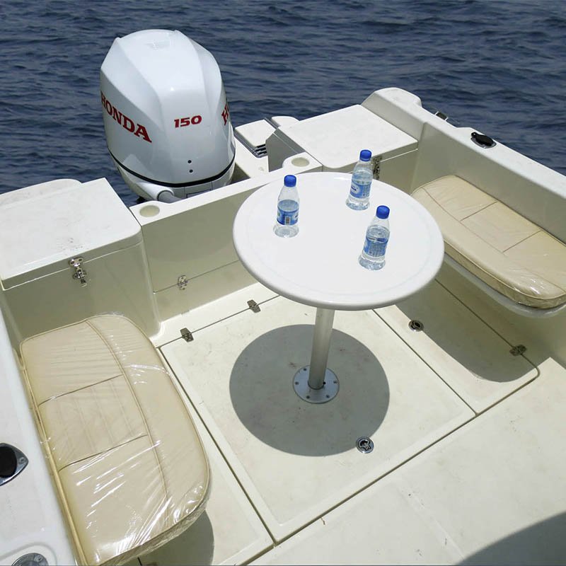 Mini Fast Speed Sea Used Fiberglass Hull Material Affordable Fishing Boat Luxury Yacht Made in China With Stern Drive Engine