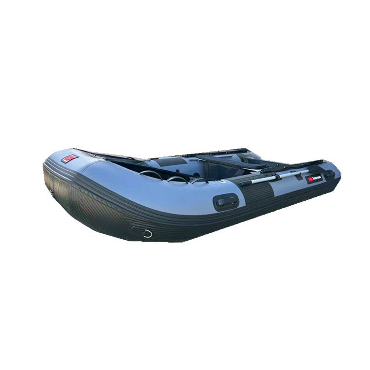 Hot Sale 3.8 m 12.5 ft Aluminum V Hull Fishing Boat Sport Yacht with Outboard Engine Inflatable Floor for Sale