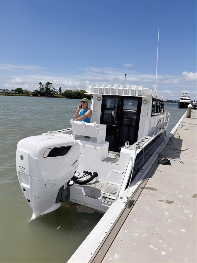 Hot Sale 9 Meter 29.5ft Aluminum Cabin Sports Boat Luxury Lifestyle Fishing Boat with EVA Hull Aluminum Yachts