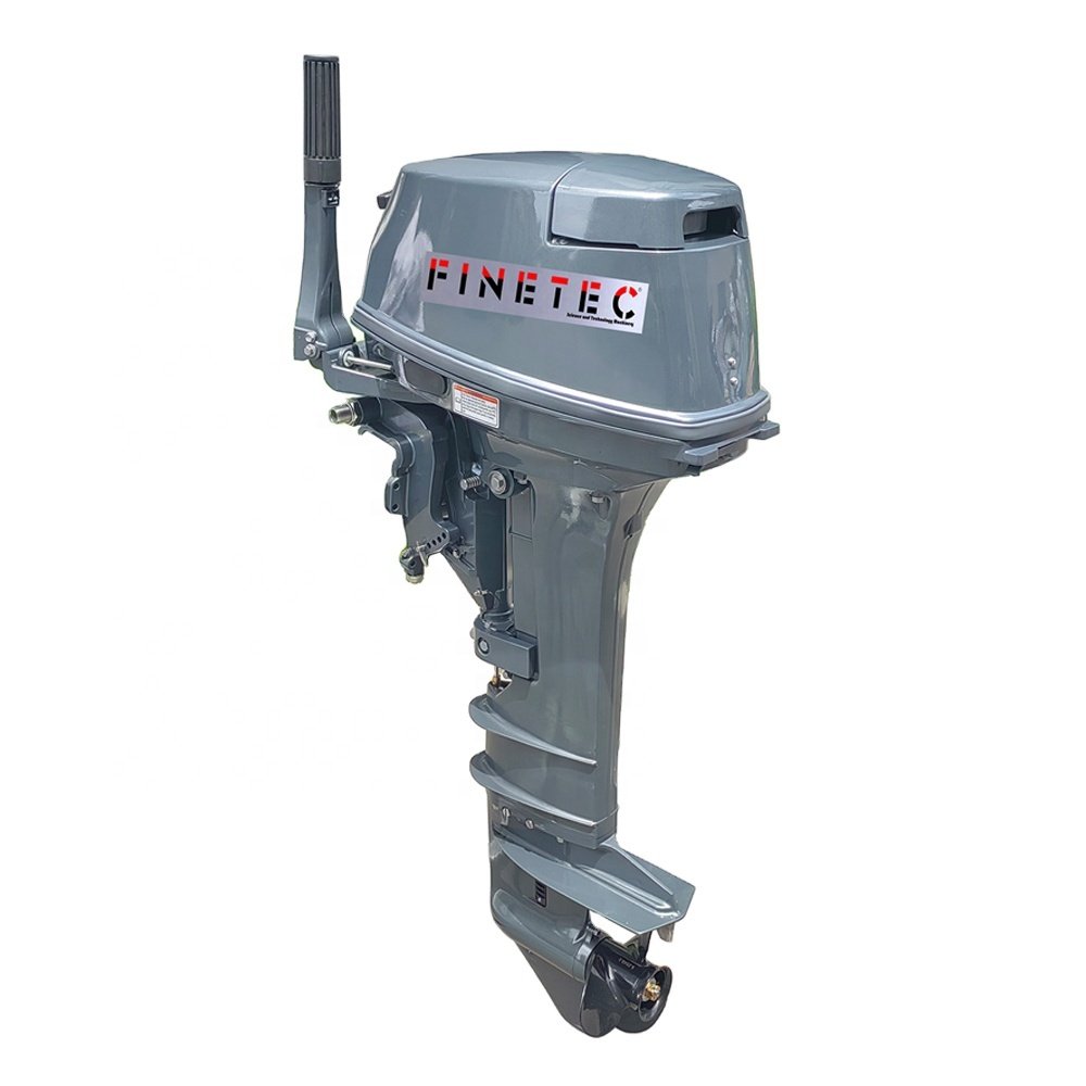 Long Shaft Outboard Motor 18 HP 20 HP Water Cooling Aluminum Boat Engine in the Sea