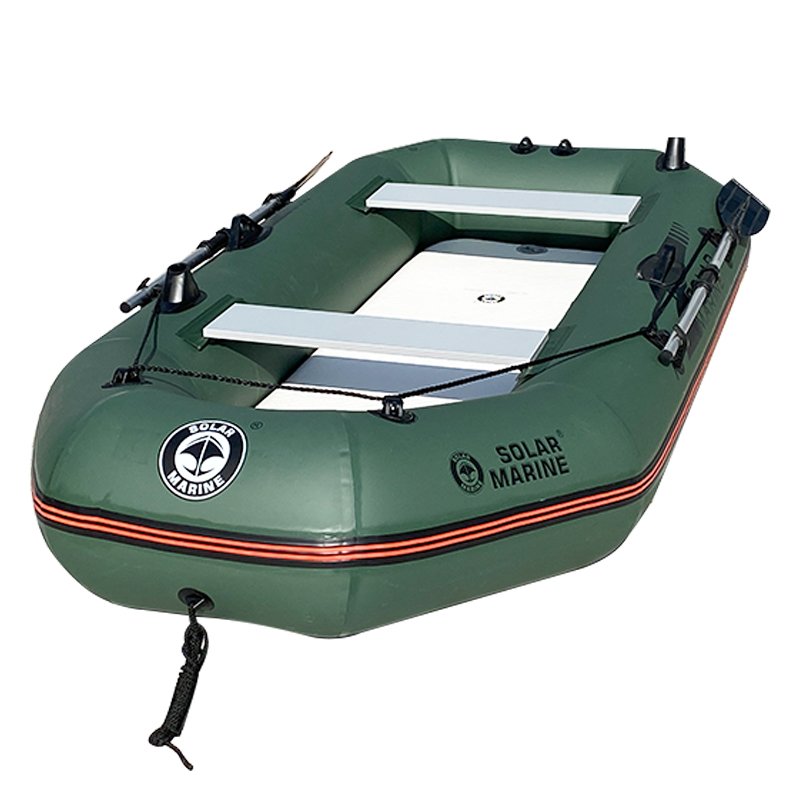 Solarmarine PVC Inflatable Belly Boat River Fishing Kayak Lure Dinghy Rowing Boat Fishing Vessel Can Install the Outboard Engine