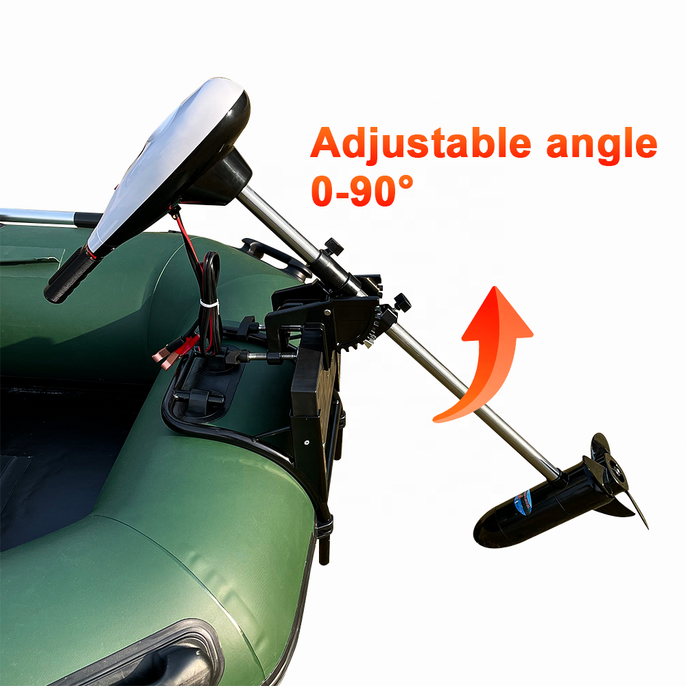 34lb 12v Thrust Outboard Engine Electric Trolling Motor Brush Motor Three Blades of Propeller Screw for Boat
