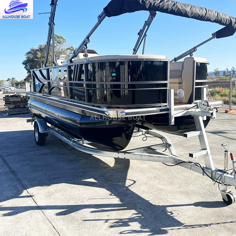 Factory Direct New Luxury Sport Speed Floating Pontoon Boat for Business and Family
