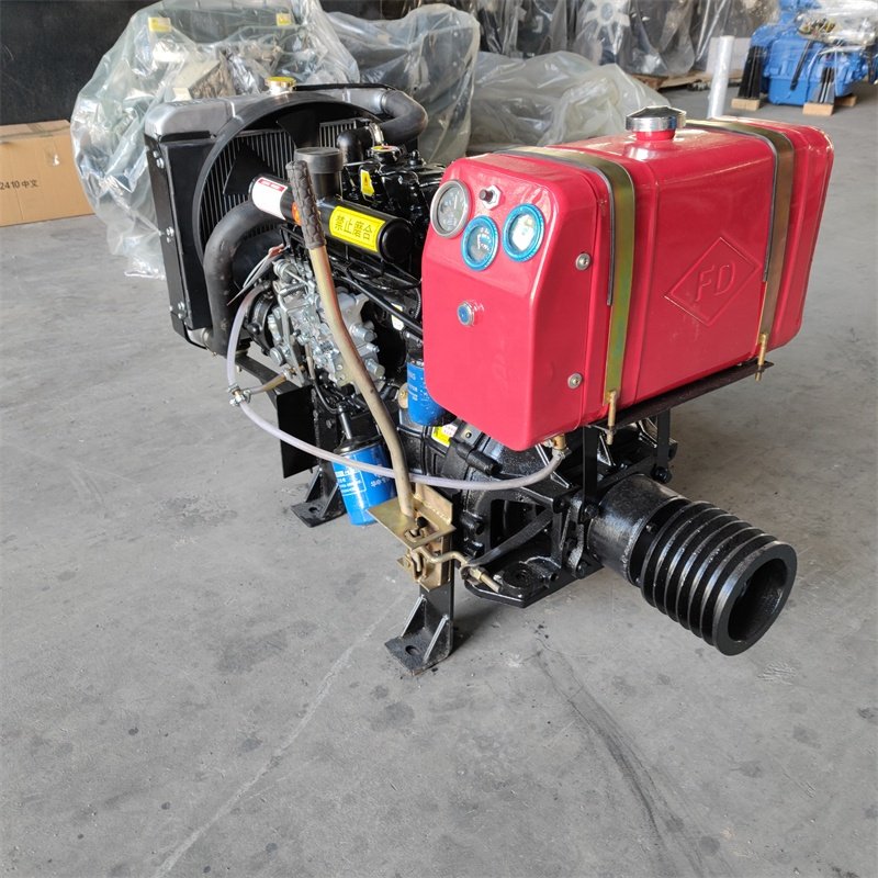 Water Cooling 4 Cylinder 52hp Diesel Stable Quality ZH490P 2400rpm 4 Stroke Machinery Engines Boat38KW Engines 38kw 1set