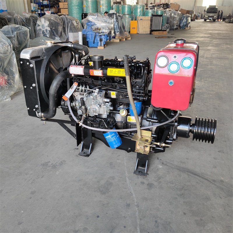 Water Cooling 4 Cylinder 52hp Diesel Stable Quality ZH490P 2400rpm 4 Stroke Machinery Engines Boat38KW Engines 38kw 1set