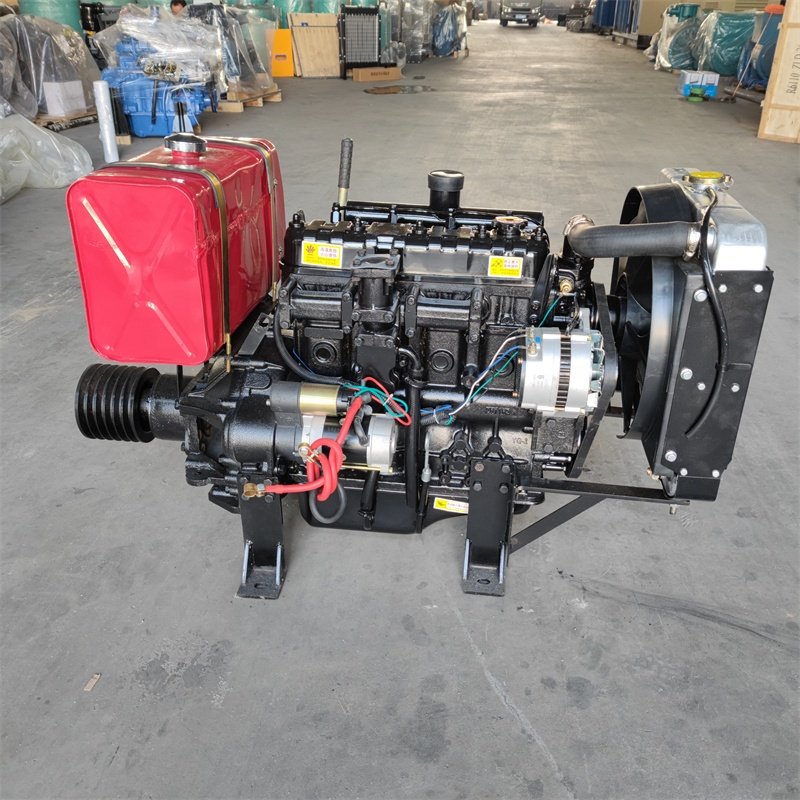 Water Cooling 4 Cylinder 52hp Diesel Stable Quality ZH490P 2400rpm 4 Stroke Machinery Engines Boat38KW Engines 38kw 1set