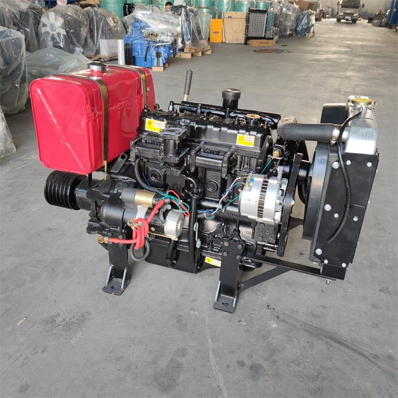 Water Cooling 4 Cylinder 52hp Diesel Stable Quality ZH490P 2400rpm 4 Stroke Machinery Engines Boat38KW Engines 38kw 1set