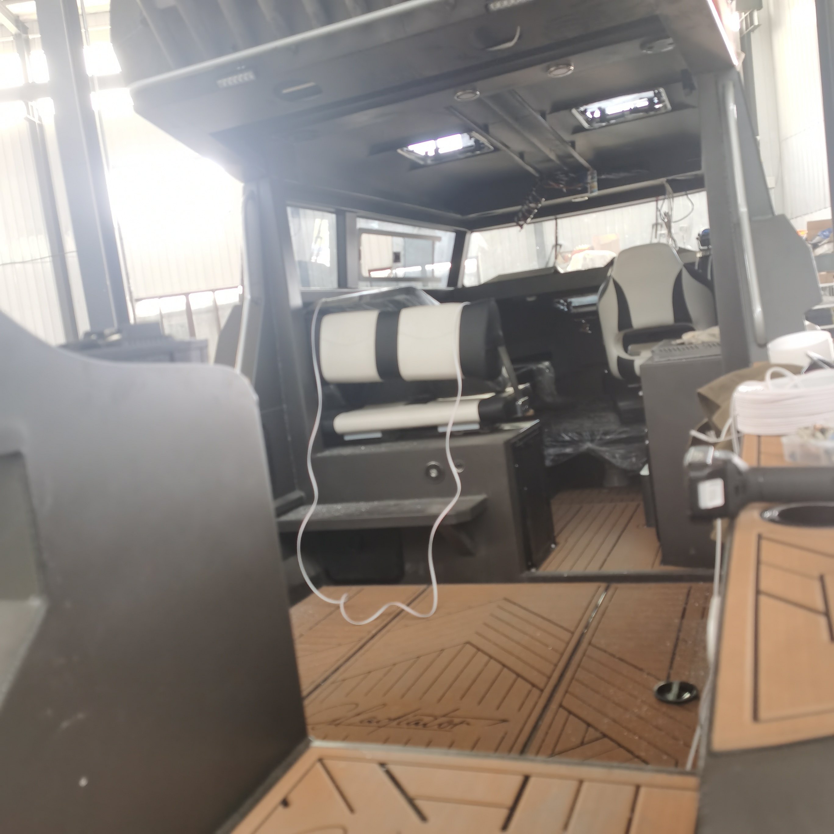 Australia Designed 7.5 m Aluminum Fish Boat With Engine Combo Set for Outdoor Usage With Durable Aluminum Hull