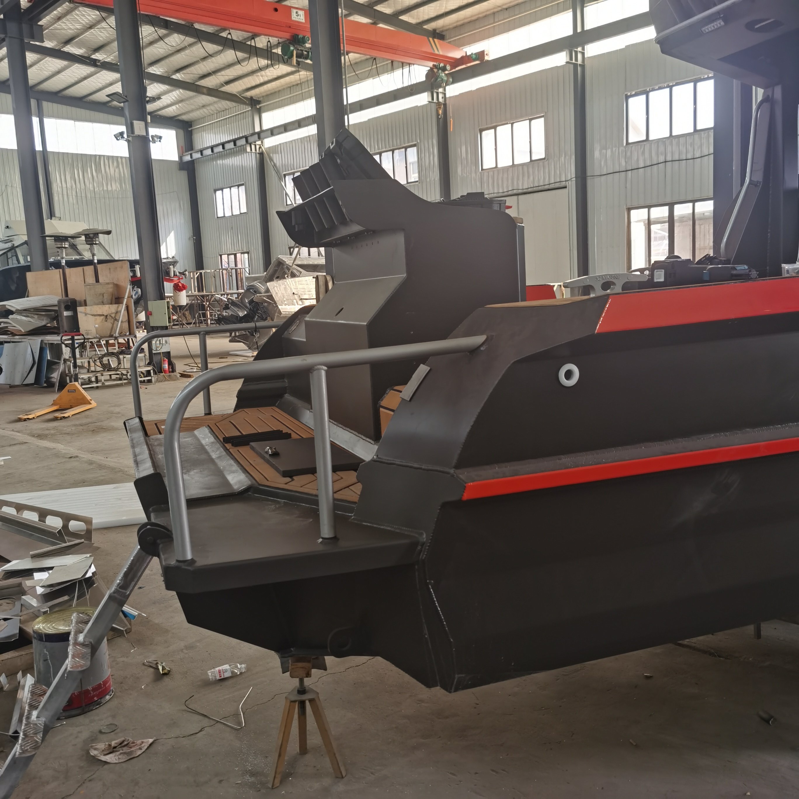 Australia Designed 7.5 m Aluminum Fish Boat With Engine Combo Set for Outdoor Usage With Durable Aluminum Hull