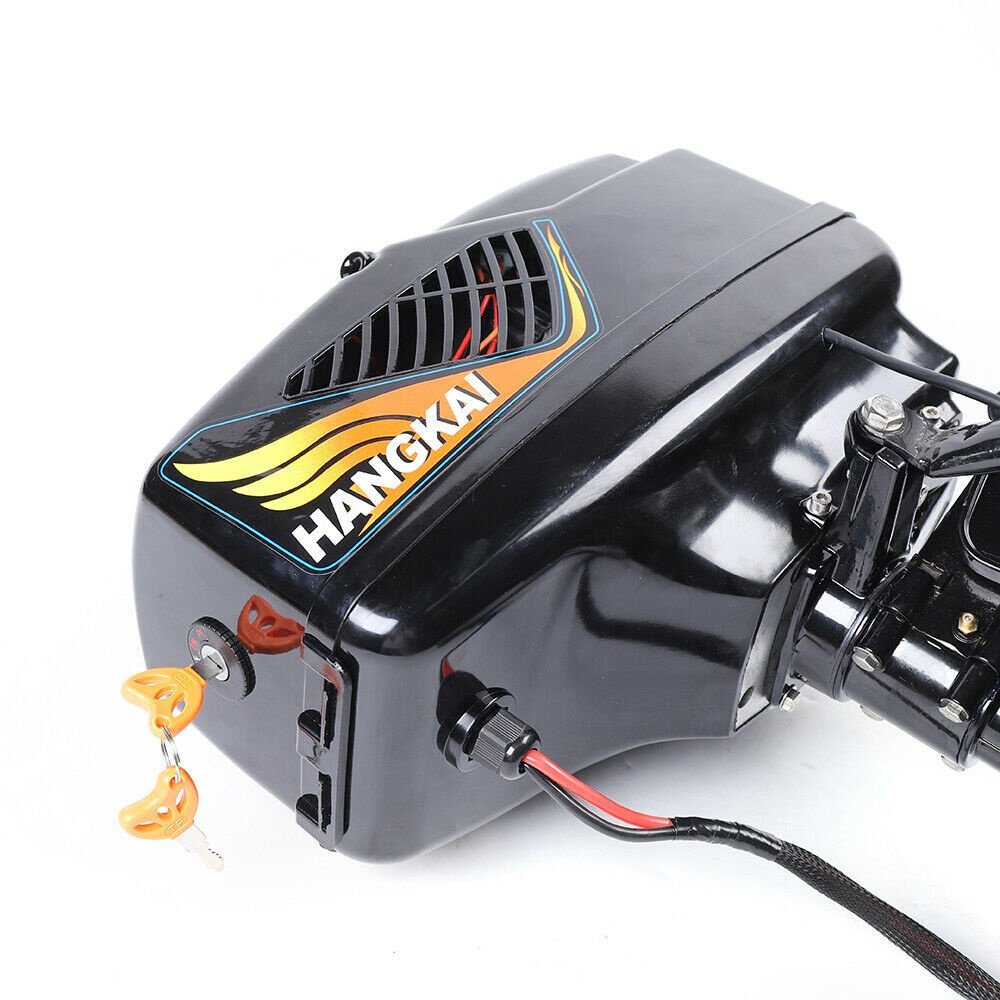 HANGKAI 1200W 48V Brushless Electric Outboard Motor Inflatable Fishing Boat Engine Motor De Barco