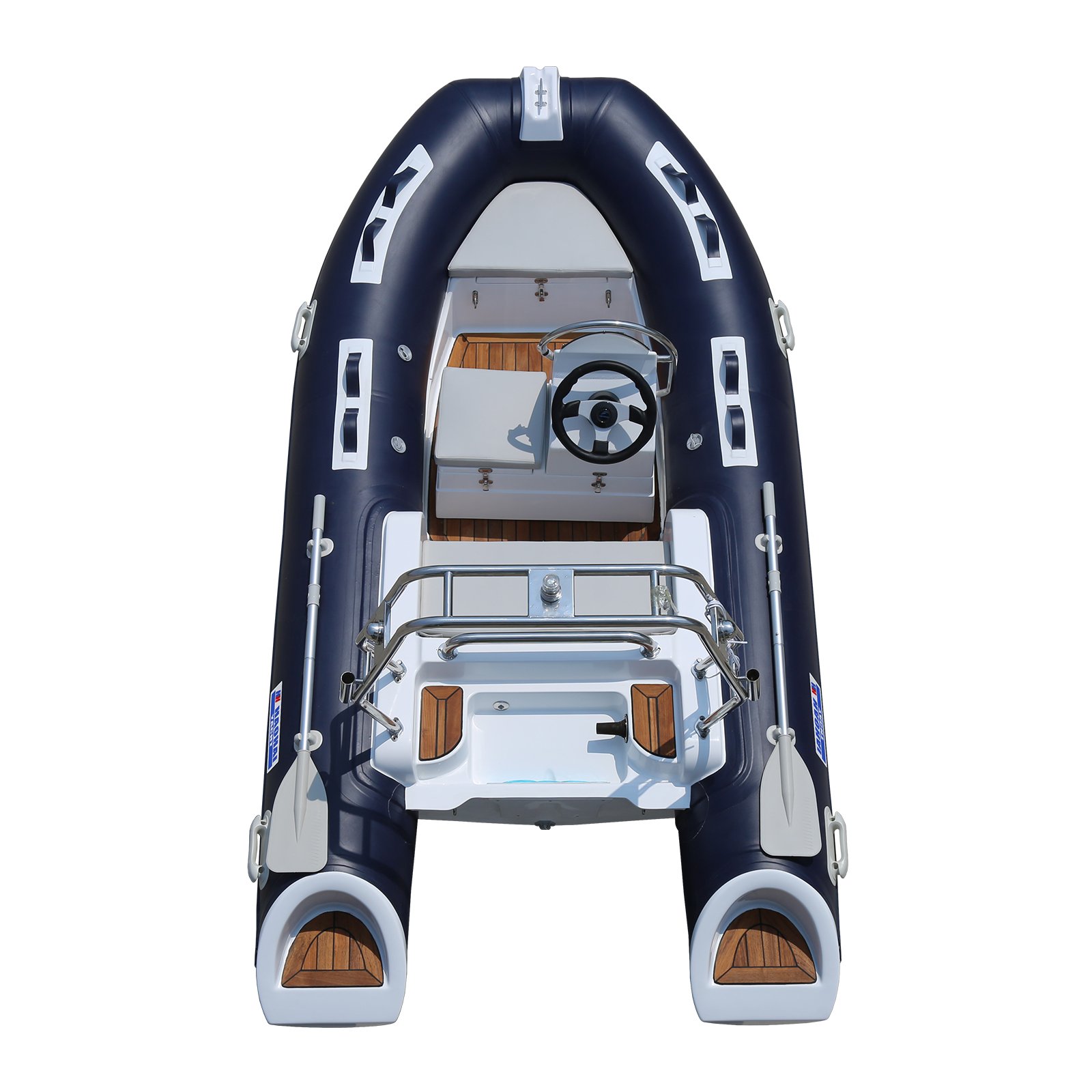 China Sailing Small Racing Rib Boat PVC Aluminum Zodiac Aluminum Console for Fishing Drifting Outdoor Rafting Engine Combo Set