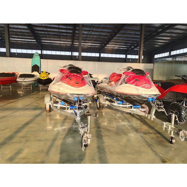 Hison Wholesale Custom Sales Jet Ski Speed Boat with 4 Stroke Fiberglass Engine Diving Board Customizable Options Available