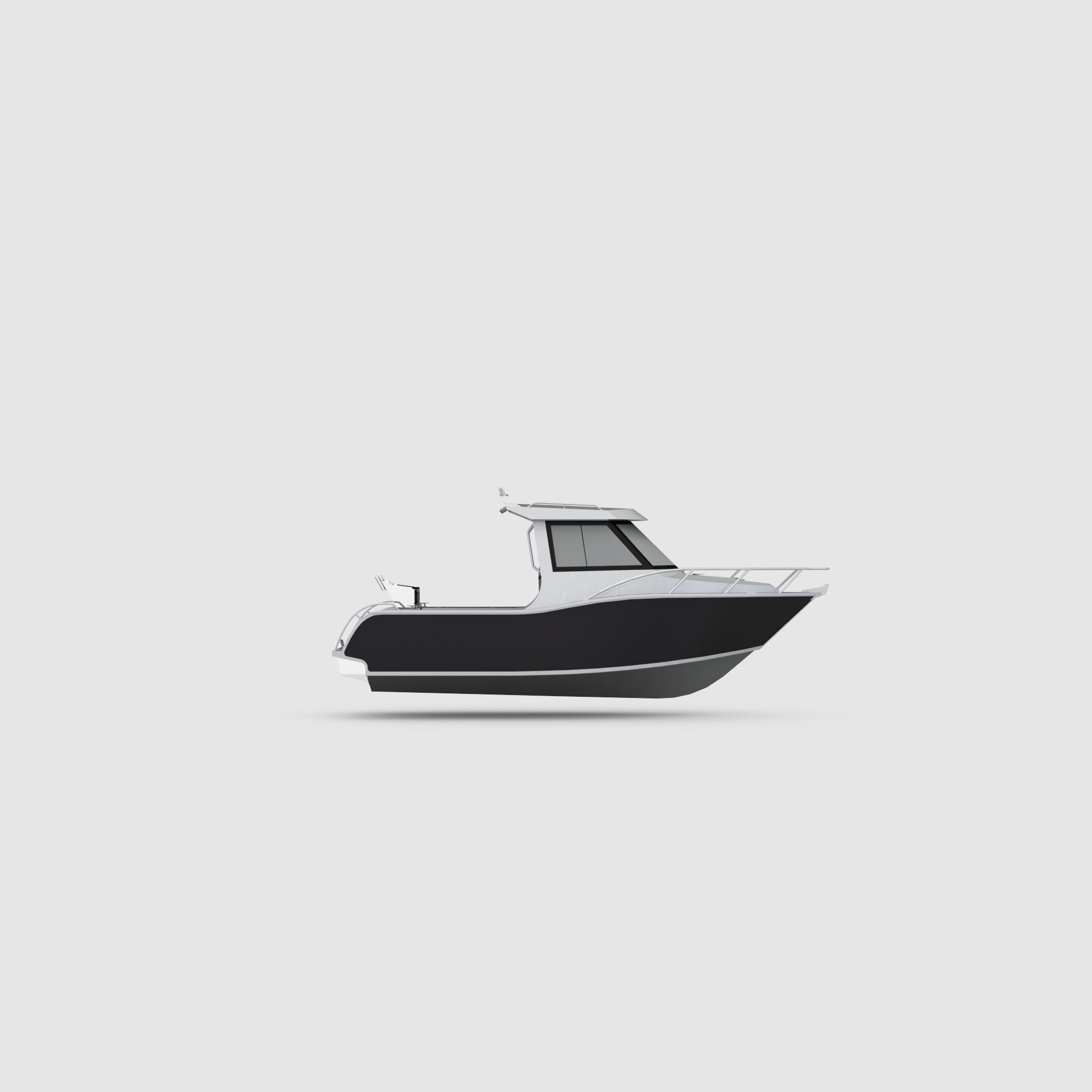 Profisher 6.25m/20.5ft Comfortable Family Fishing Boat Aluminum Speedboat with Outboard Engine Sport Yacht for Sale