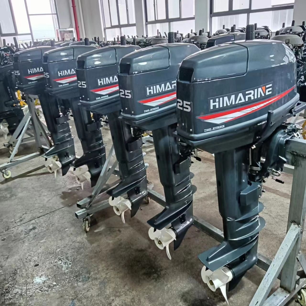25HP Outboard Motor 2 Stroke Long Shaft and Short Shaft Boat Engine for Fishman