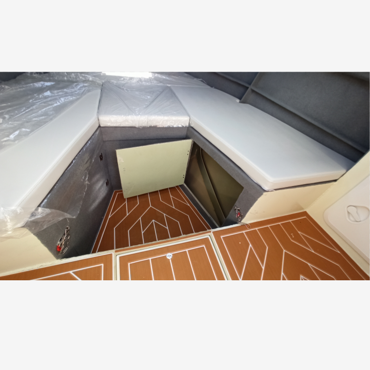 21ft All Aluminum Cabin Deep V Fishing Boat with Outboard Engine 6.2m New Condition Leisure Boat