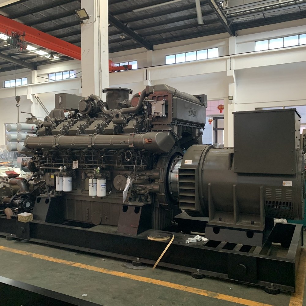 1500KVA Yuchai Engine Ship Used 1200kw Marine Diesel Generator Set For Boat