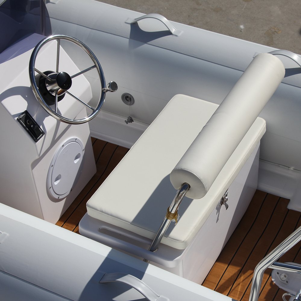 Fiber Glass 3.3m Rib Boat With Outboard Engine and Trailer Rib Boat Hypalon 330