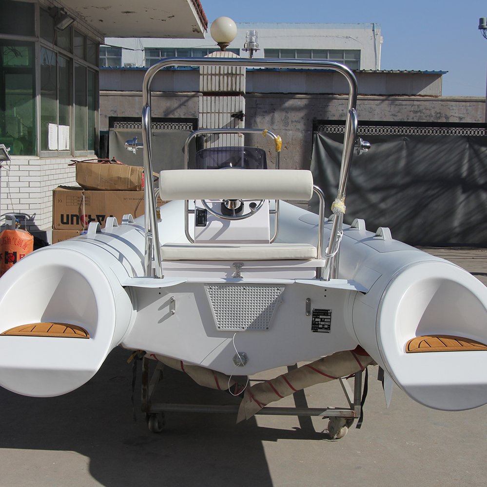 Fiber Glass 3.3m Rib Boat With Outboard Engine and Trailer Rib Boat Hypalon 330