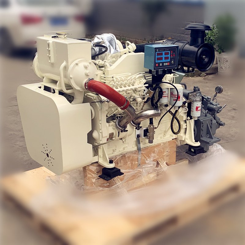 Dongfeng DCEC Brand Marine Push Used 150hp 6 Cylinders Boat Motor diesel Engine 6bta5.9 with Gearbox