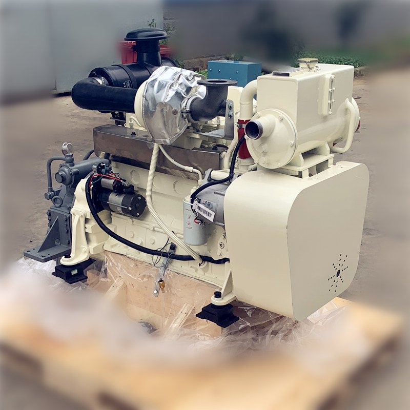 Dongfeng DCEC Brand Marine Push Used 150hp 6 Cylinders Boat Motor diesel Engine 6bta5.9 with Gearbox