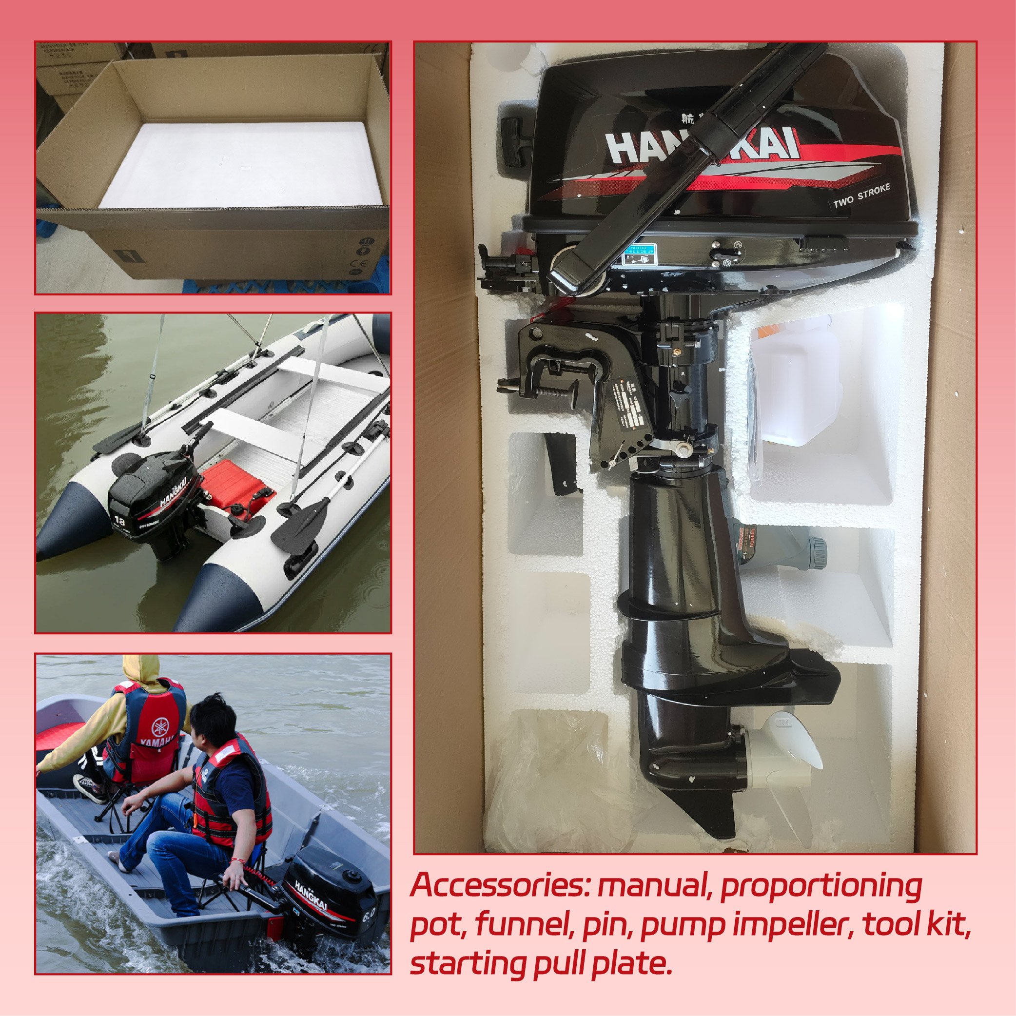 Factory Price New Design 30 H P 2-Stroke Aluminum Outboard Engine for Sailing Yachts and New Motor Boat Engine Accessory