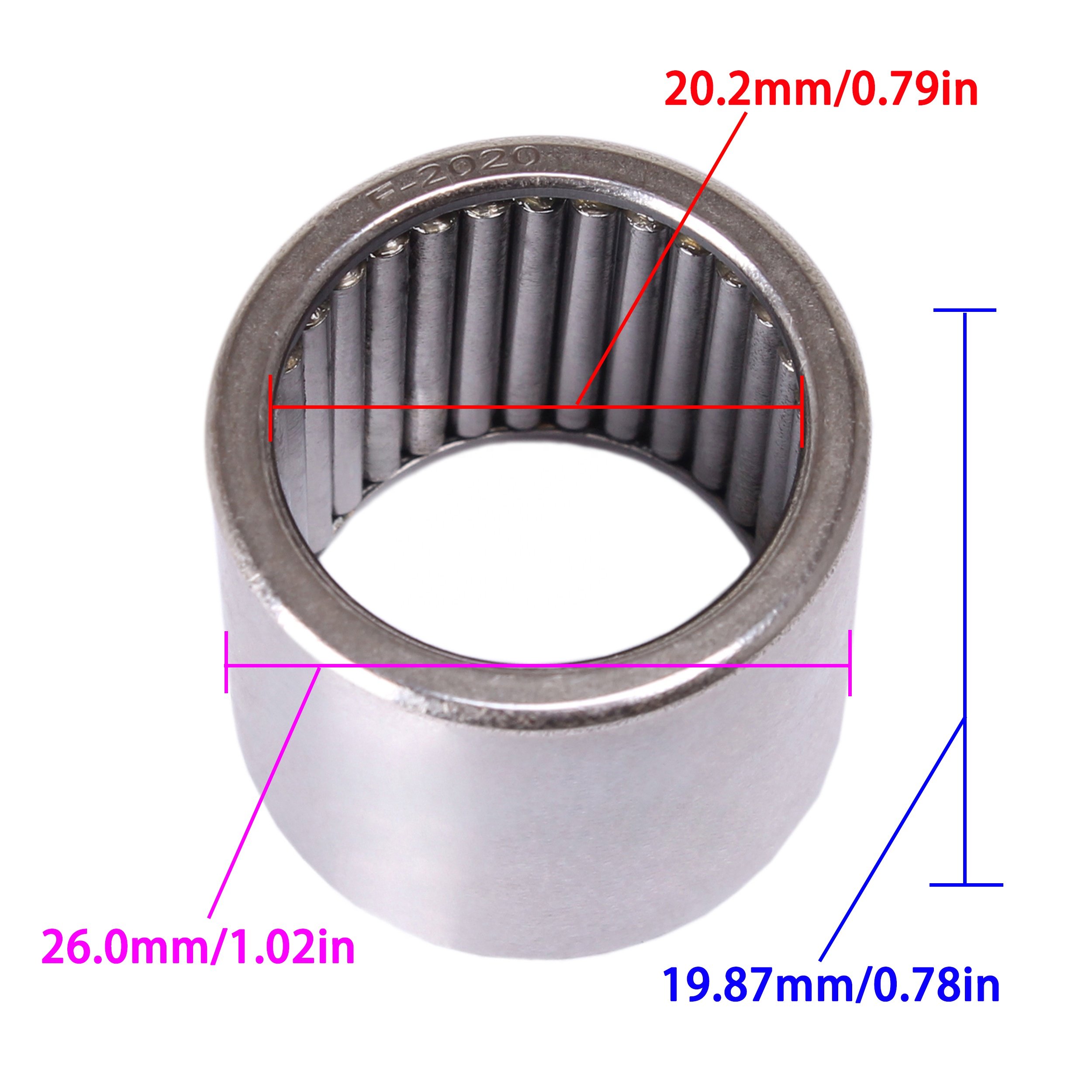 Boat Engine 93315-220V7 Stainless Steel Needle Roller Bearing for Yamaha Parsun 25HP 30HP 61N 61T 69P