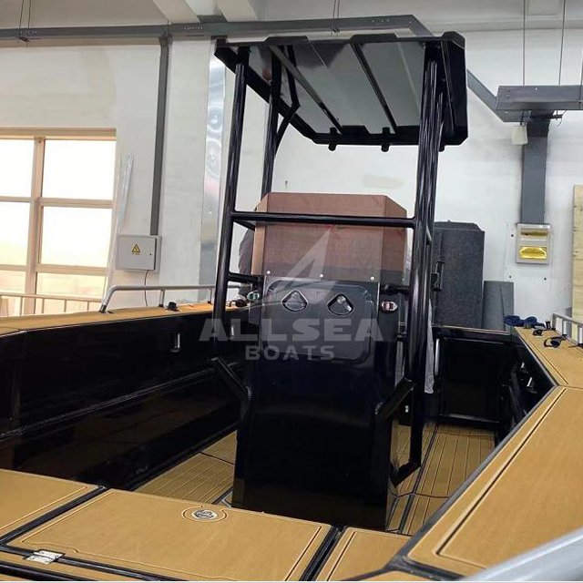 Easycraft 6m/19ft Aluminum Alloy Center Console Fishing Boat Sea Sports Outboard Engine with High Performance Yacht Boat Fishing