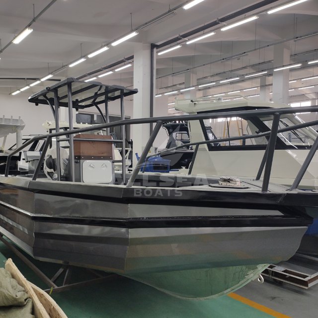 Easycraft 6m/19ft Aluminum Alloy Center Console Fishing Boat Sea Sports Outboard Engine with High Performance Yacht Boat Fishing