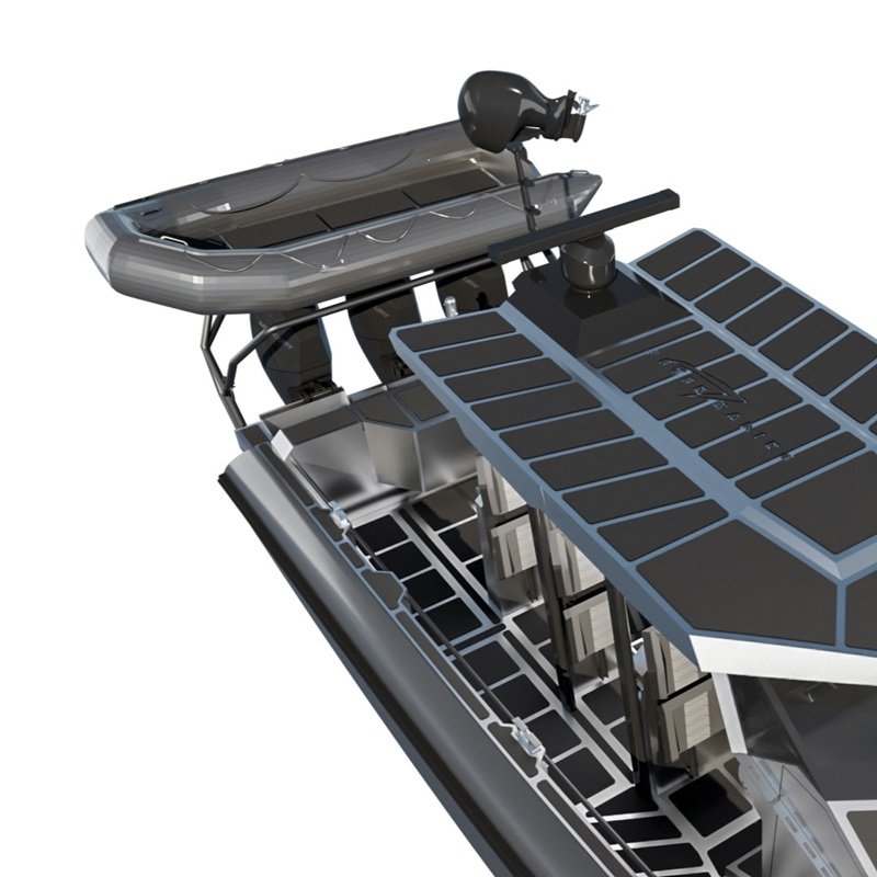 Direct Factory Luxury 38ft Aluminum Boat 11.7m Outboard Engine High Quality Work Fishing Yacht for River Sports Chinese Import