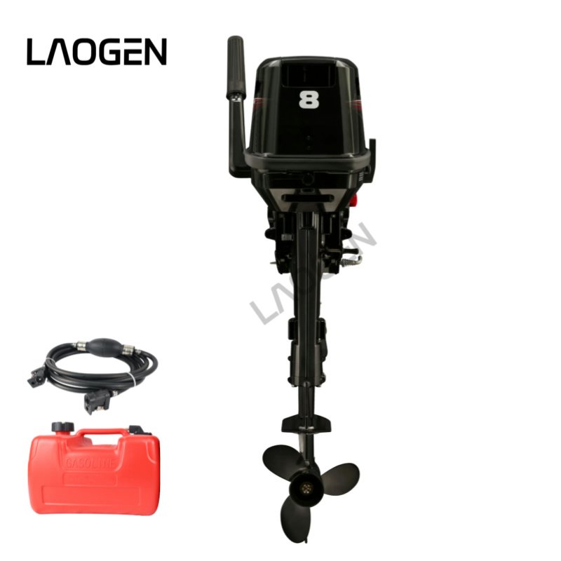 Laogen Professional ODM Factory Outboard Motor 2 Stroke 8hp 9.8hp Outboard Boat Engine Match Mercury 8M Outboard Motor 9.9