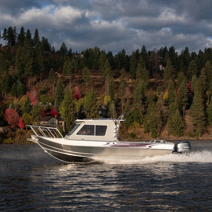 Kinocean High-Speed Aluminum Deep-V Cabin Cruiser Luxury Sport Fishing Boat with Outboard Engine for River Use