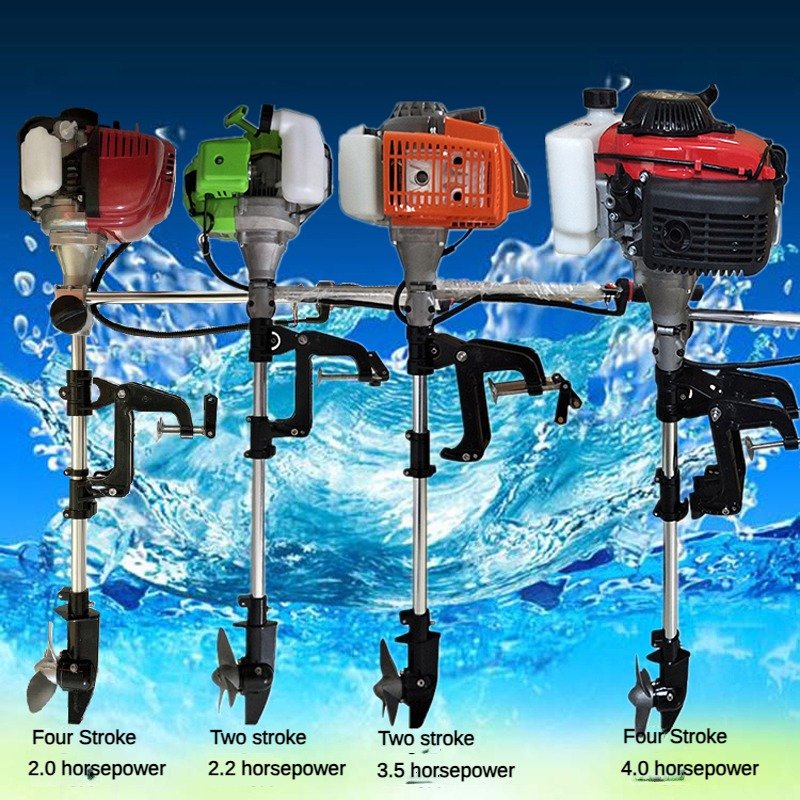 Factory Wholesale 2 Stroke 2HP 2.5hp 3HP 3.5HP 5HP 9.9HP 15HP 30HP 40HP 52cc Gasoline Fuel Type Outboard Motor Boat Engine