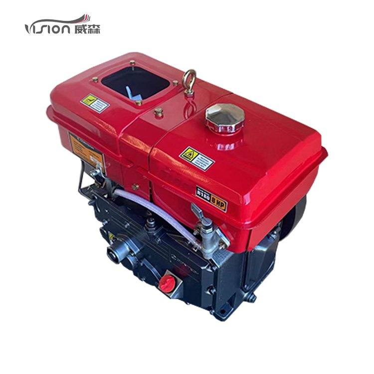 VISION R180 7HP Single Cylinder Horizontal Water Cooled 4-stroke diesel Engine for Portable Agriculture Water Pump