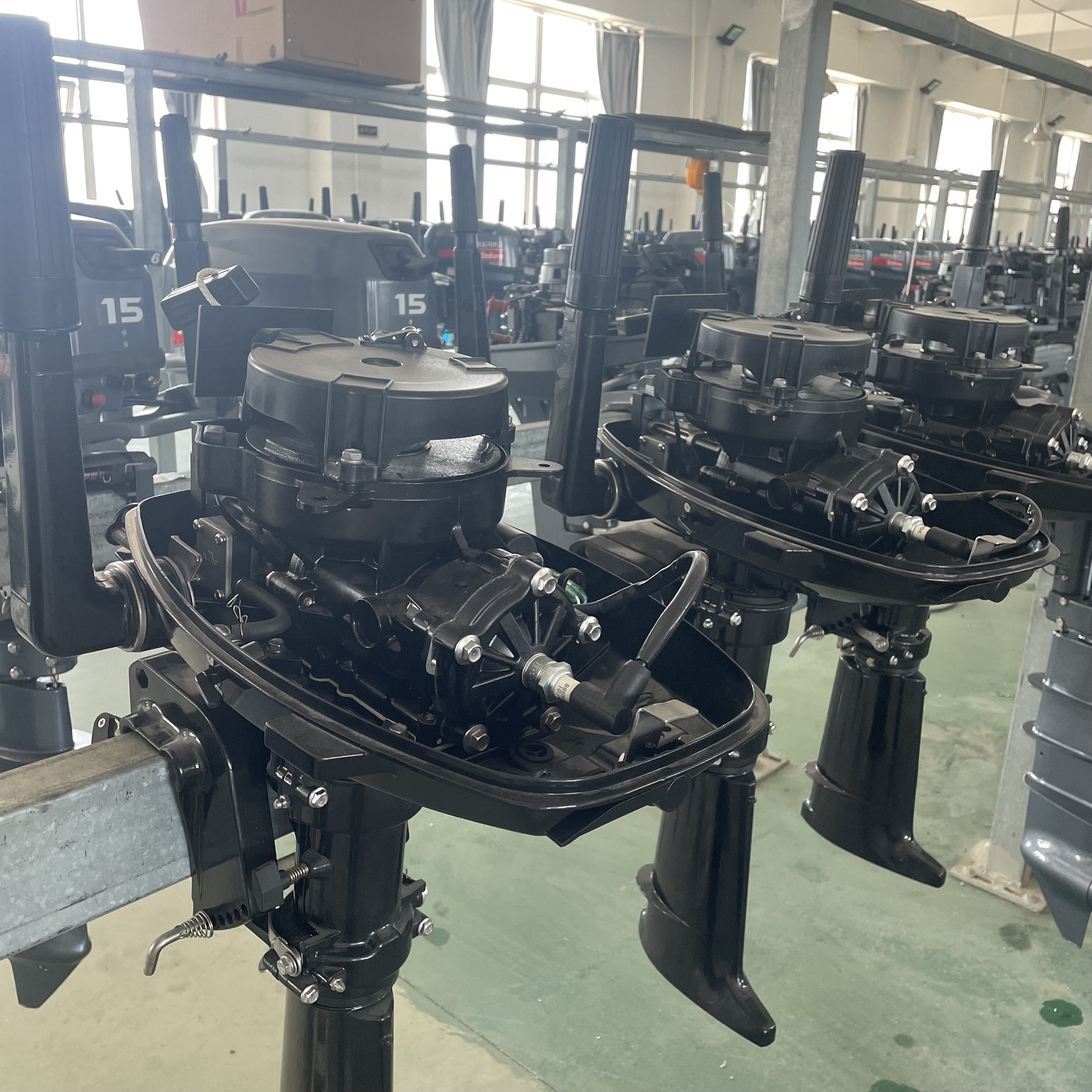 Laogen Outboard Motor 2 Stroke 6hp 5hp Outboard Boat Engine Match Tohatsu M5B Fishing Boat for Russia Out Board Boat Motors