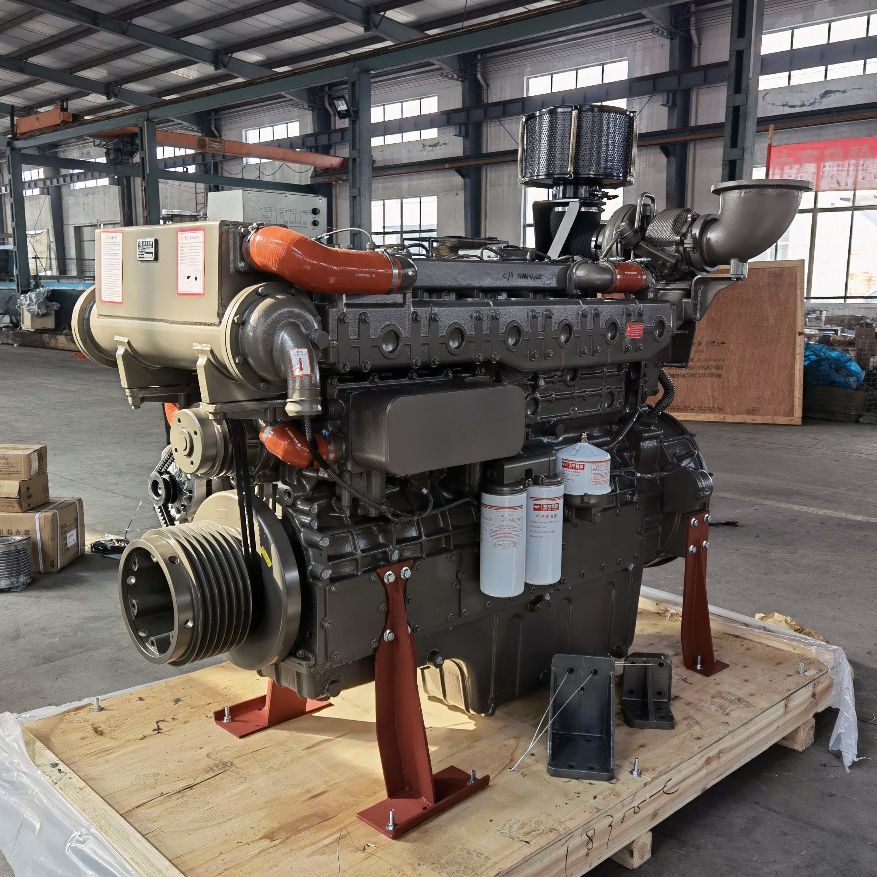 Sale Promotion Original Yuchai Marine Engine YC6T540C With Mechanical Pump 540hp 1800rpm for Fish Boat Ship