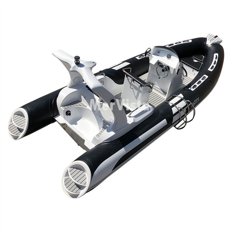 19ft 5.8m Fishing Boat Fiberglass Deep V Hull Fiberglass Boat Houseboat Hypalon Pontoon Boat