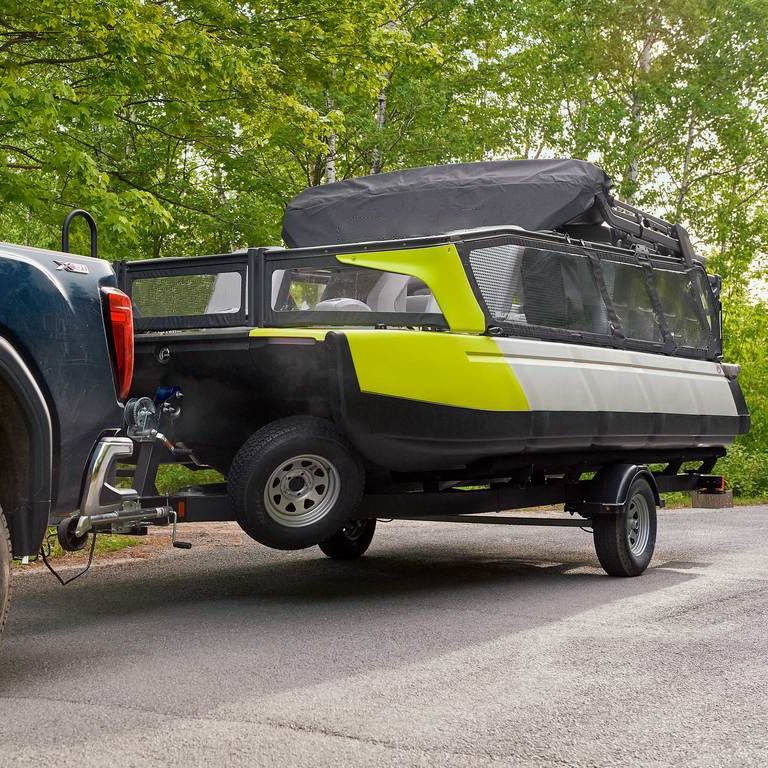 2025 New Aluminum High-Speed Family Fishing Boat Rescue Small Pontoon Outdoor Activity Welded Workmanship Engine Combo Included