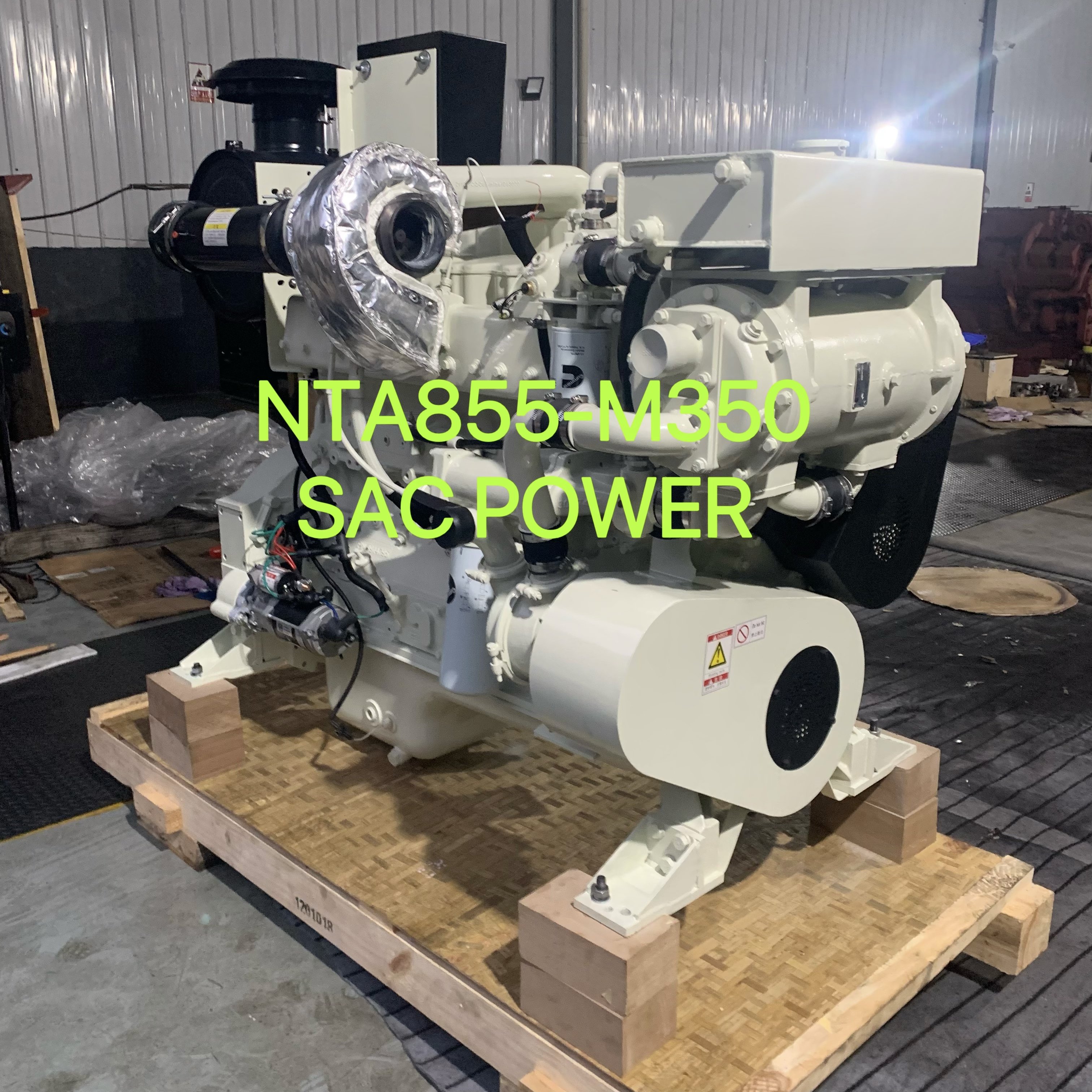 Small diesel Boat Engine NTA855-M350 Cummins Marine Engine with Advance Gear Box 350hp Fishing Boat Engine