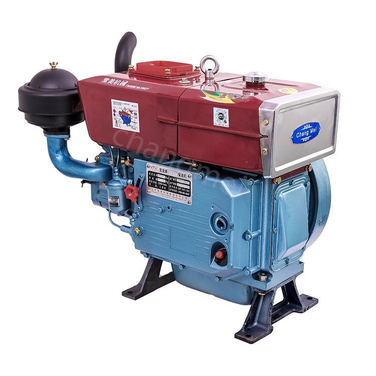 Factory Price New 20HP 4-Stroke Diesel Motor 22HP Water Pump Electric Start Single Cylinder 1115 Engine Water-Cooled Style