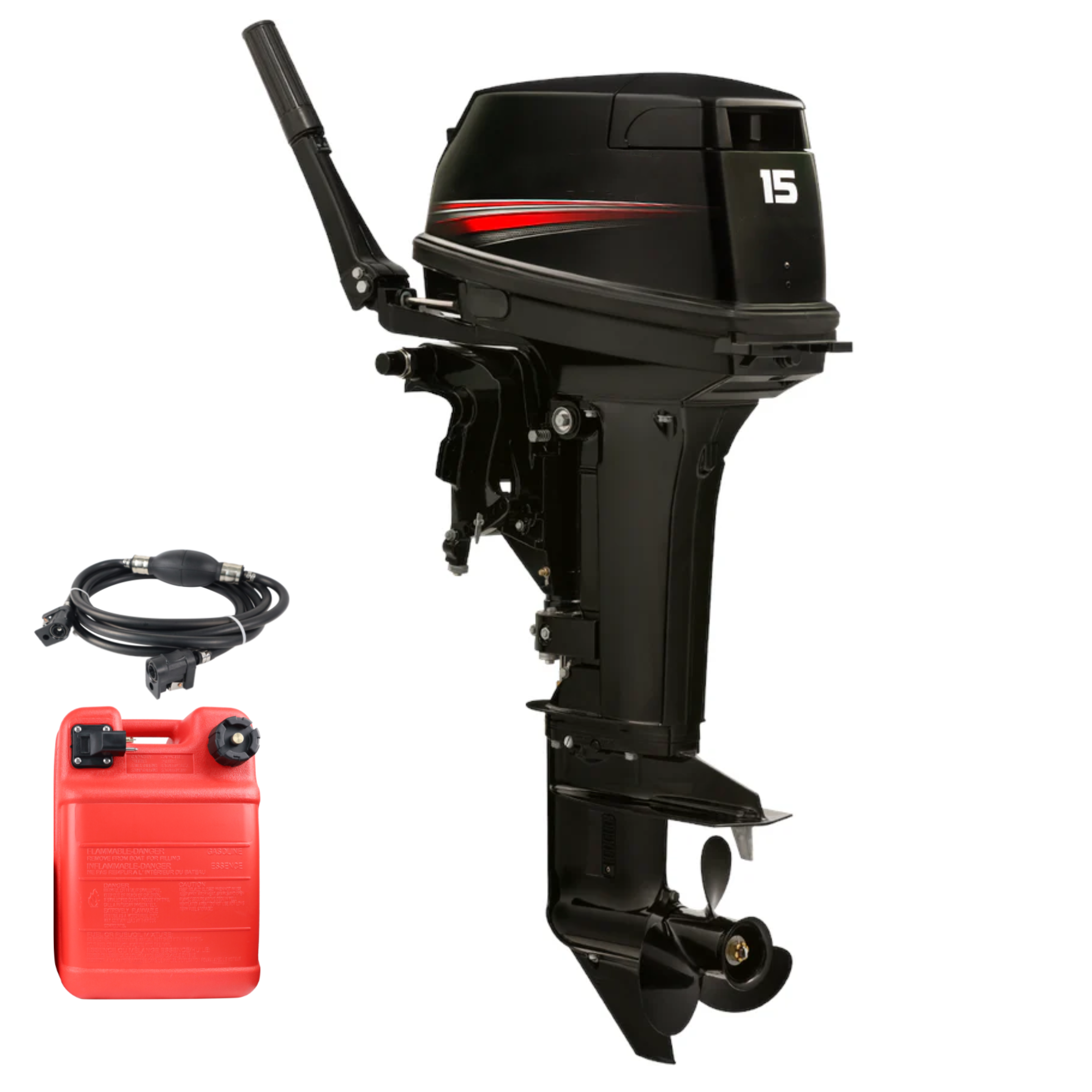 Laogen ODM Boat Motor Outboard Factory 2 Stroke Outboard Motor 18 15hp Outboard Engine Match Mercury 15M 15hp Outboard Motor