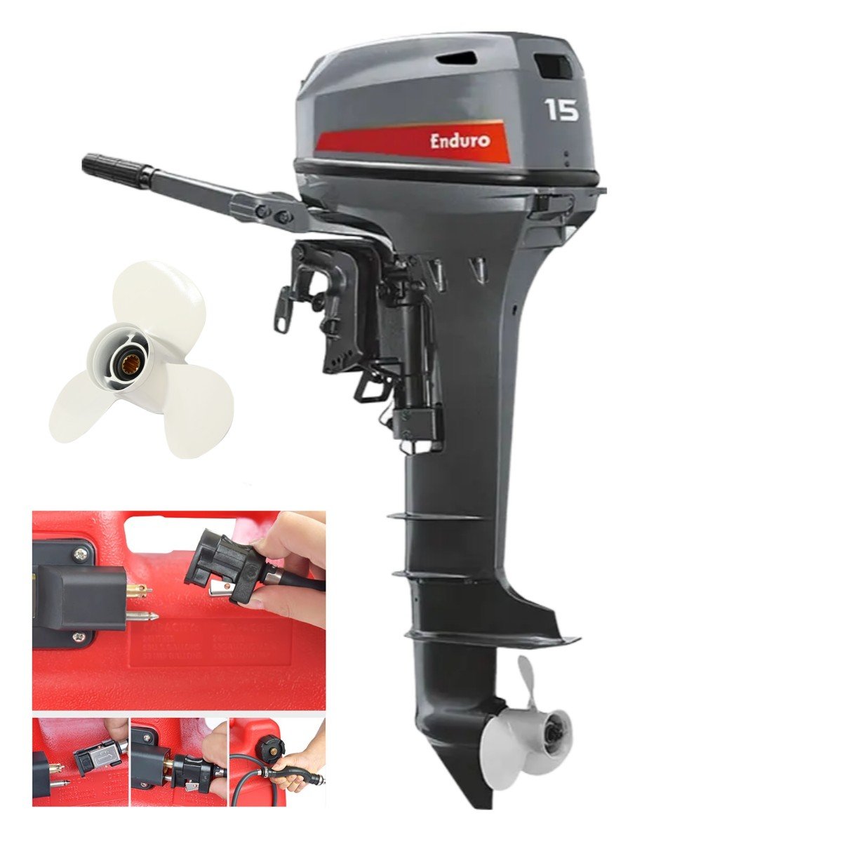 Brand New Yamaha E15dml 6B4 Enduro Long Shaft Outboard Motor Same Style Boat Engine 15hp 2 Stroke Outboard Engine