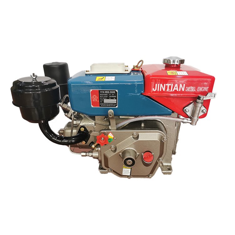Moteur diesel Monocylindre Horizontal 4 Temps 4 Chevaux Refroidi Par Eau R170A