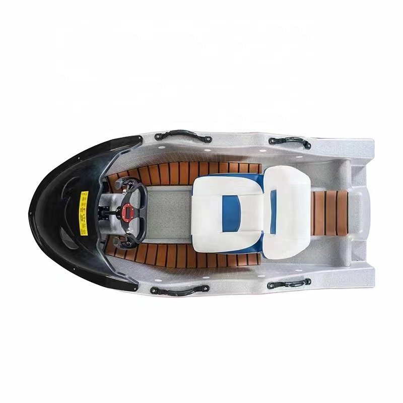 Good Design Personal Single Deck Fast Speed Electric Small Kart Jet Boat with Motor for Sale