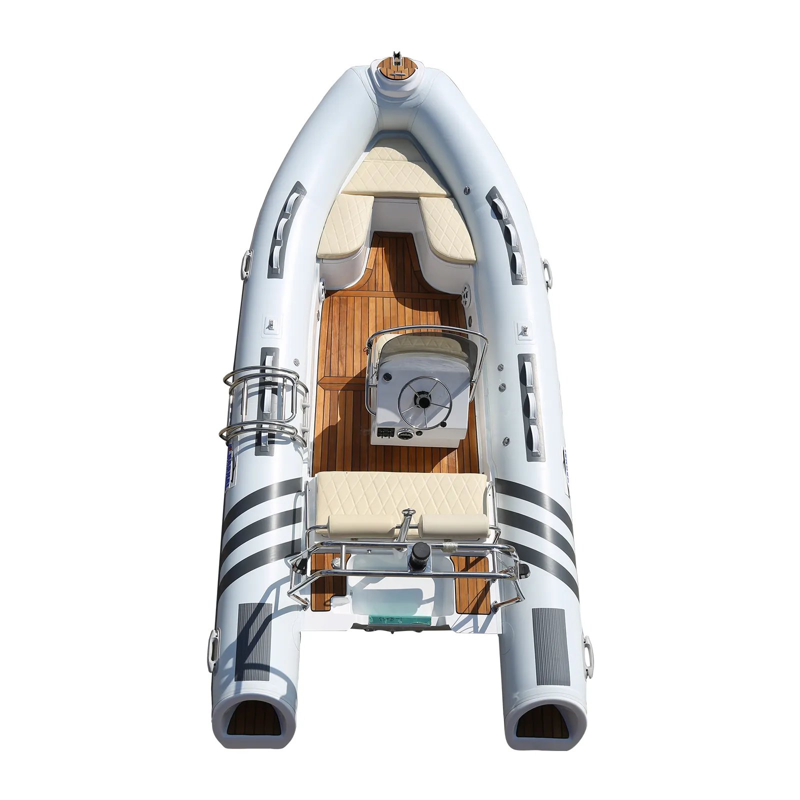 Inflatable Fiberglass Boat Combo Set Engine Drifting Fishing Entertainment PVC Rib Boat Material 1.2mm Sport Family Rowing Boats
