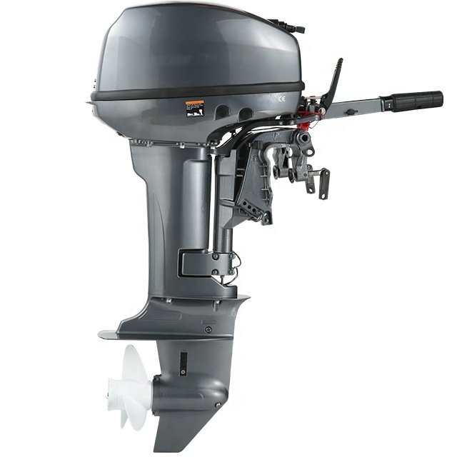 New 15HP 2-Stroke Outboard Motor Boat Engine Quality Electric / Gasoline Fuel Electric Start Certified Remote Control System