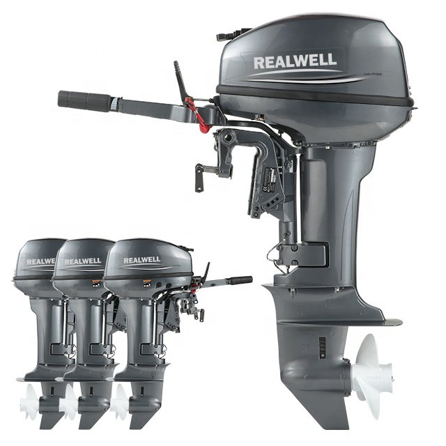 New 15HP 2-Stroke Outboard Motor Boat Engine Quality Electric / Gasoline Fuel Electric Start Certified Remote Control System